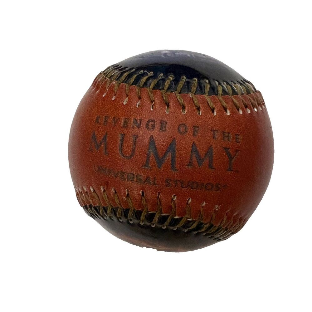 RARE Revenge Of The Mummy Baseball Universal Studios Collectible Graphic Scary